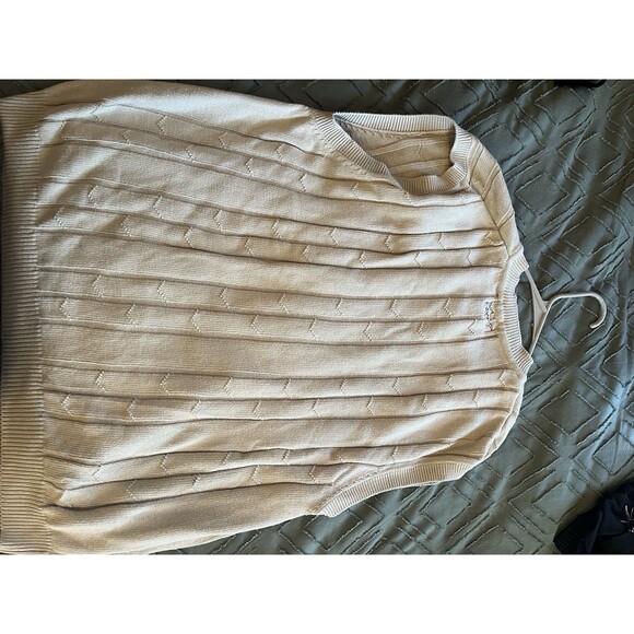 Greg Norman XL Cherry Hill Golf Club 100% Cotton Vest Vintage - Picture 4 of 4